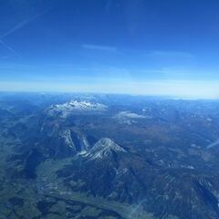 Flugwegposition um 10:03:21: Aufgenommen in der Nähe von Öblarn, 8960 Öblarn, Österreich in 4670 Meter